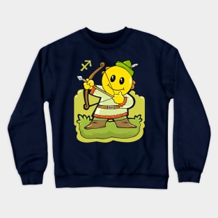 Smiley Sagittarius Crewneck Sweatshirt